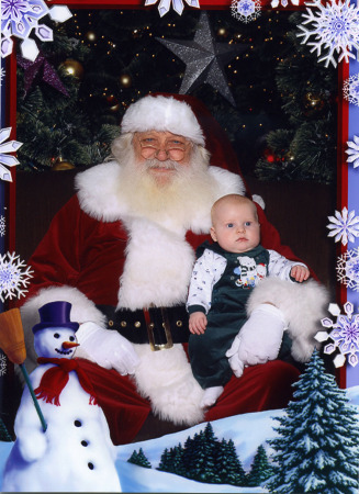 Ethan and Santa