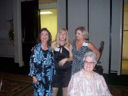 Ms. Bigham, Toni, Debiie & Kay at reunion