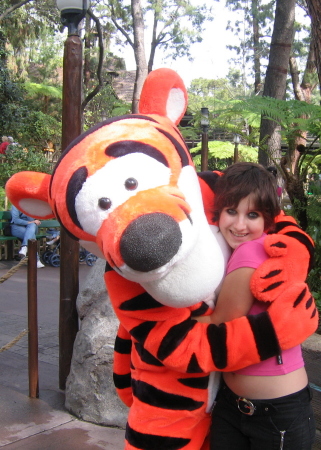 My daughter Rachel and Tigger