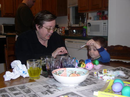 Diane and my Grandson