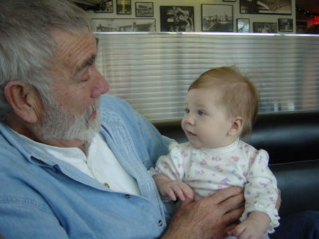 Retired CHS Teacher Mike Beals and first Granddaughter