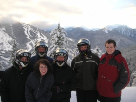 Christmas 2006 - Snow Mobiling Banff