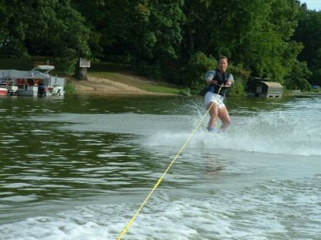 Wakeboarding on the Chain of Lakes, Illinois