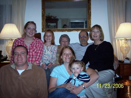 Brittany, Shelby, Mom, Dad, Me, Jeff, Michelle, Delanie