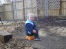 jacob playing outside