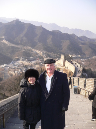 Paige & Bill on Great Wall