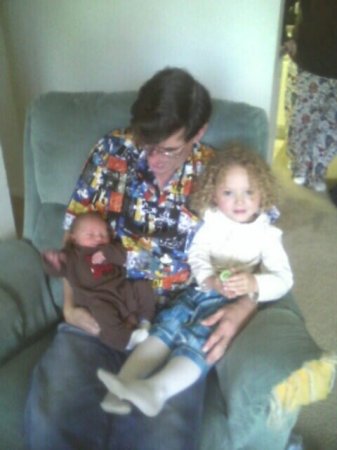 Papa and grandbabies