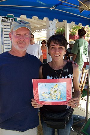 Me with Charlot the French artist down in St Maarten