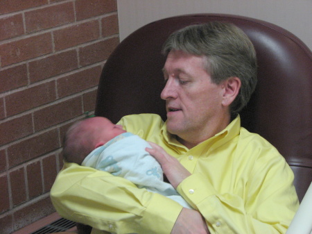 Grandpa Dave holding Isabella