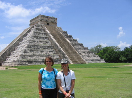 Me and Pam in Chichen Itza