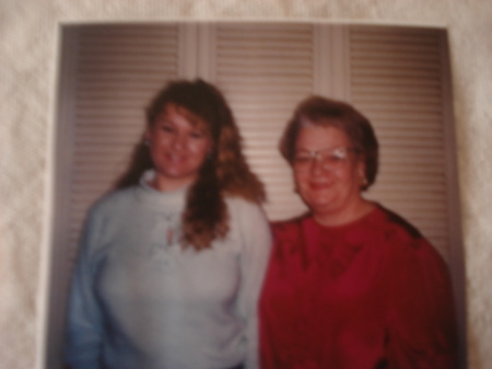 my sister sharon morris and mom peggy