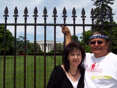 My wife, Bonnie and Myself again in DC 5/2008