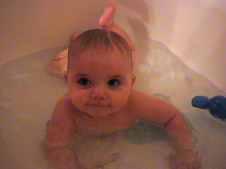 Rub-a-dub splashing in the tub