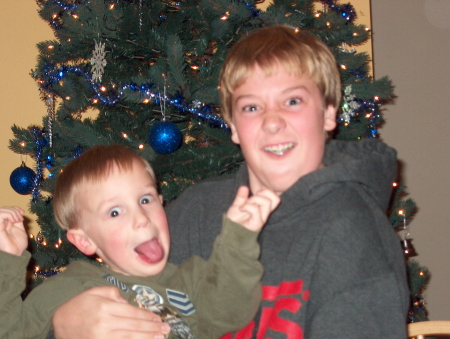 Wyatt and Travis Christmas Card