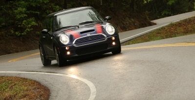 me driving "The Dragon" in NC
