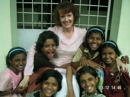 Girls at the Assisi Bhavan Orphanage in India