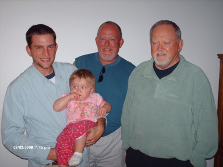 Granddghter, Dad, Grandpa, Great-Grandpa 2006