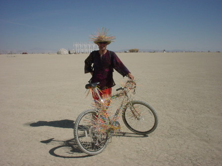 Tie wrap man - Burning Man 2006