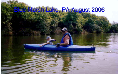Kayaking Blue Marsh Lake