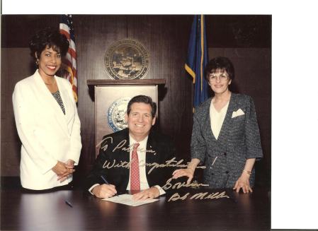 1996- New legislation signed by Governor Miller on the hard fought Nevada Automotive Repair Bill of Rights