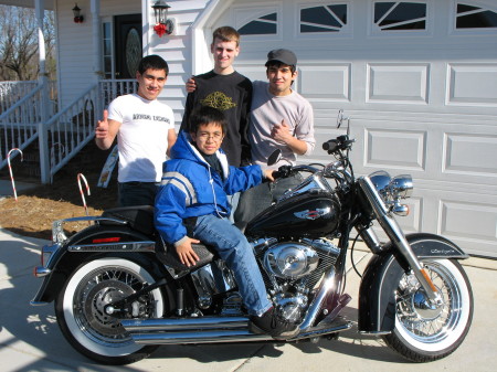 Boys on Harley