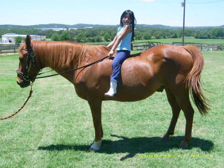 Grandaughter Carley & Dude