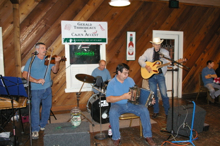 Joanne's Dad and a Cajun Band!