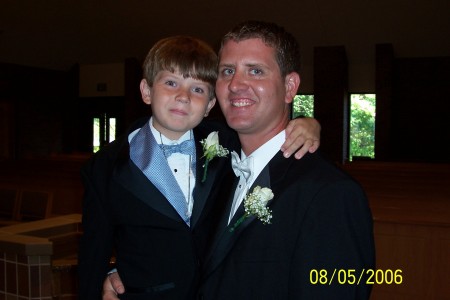 my son evan and me