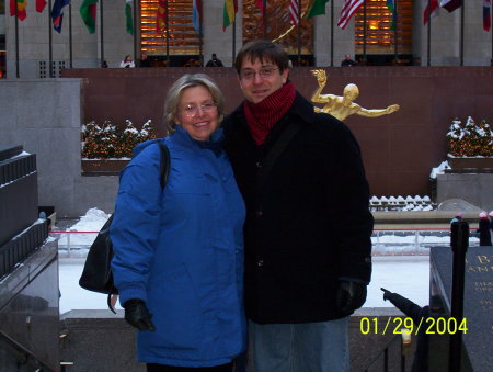 My son, Jeff and me, January 2004