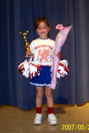 05-20-2007 Olivia at 1st Drill Team Competition
