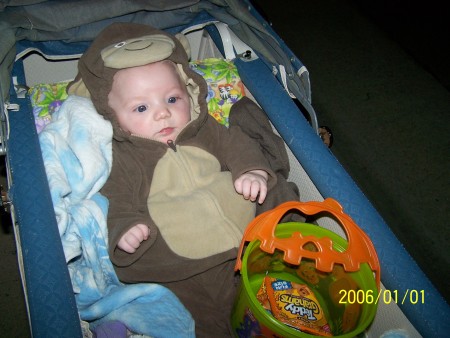 Baby Sawyer's first Halloween 2010