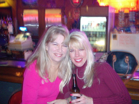 Kim Kingsley and I on one of nights out