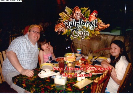 me and the girls at rainforest 001