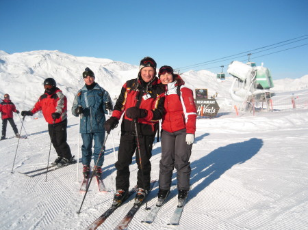 Voyage de ski dans les Alpes