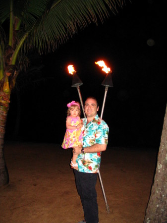 Lonny and Alyssa in Maui 2007