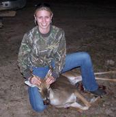me and my 1st deer Oct. 06