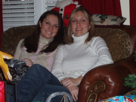 KELLY AND  KASSIE CHRISTMAS 2007