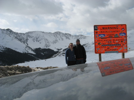 Matt & I at Loveland pass