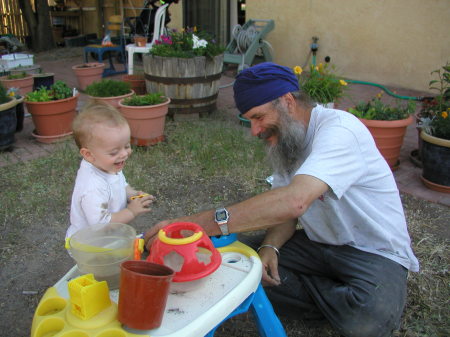 My husband and our grandson