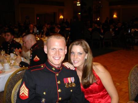 Youngest daughter Jennilea & her "Marine" Dave 11/2006!