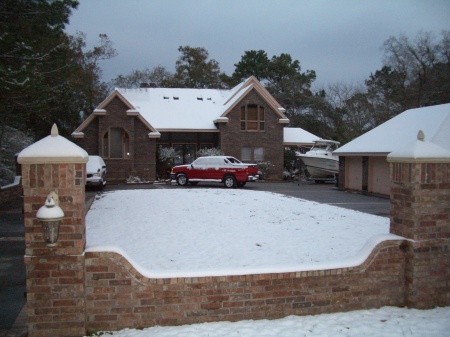 Our Home in the only Houston snow we've had