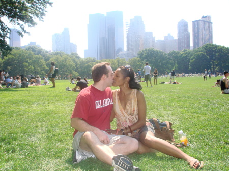 My sweet husband & I in Central Park.