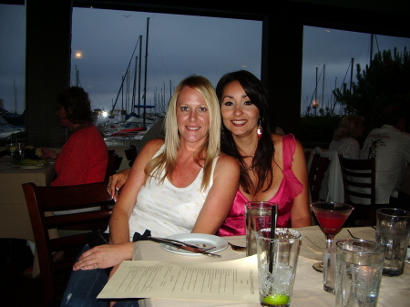 My friend Karen and I - girls night!