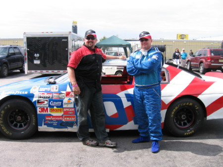 Crew Chief and I with my car