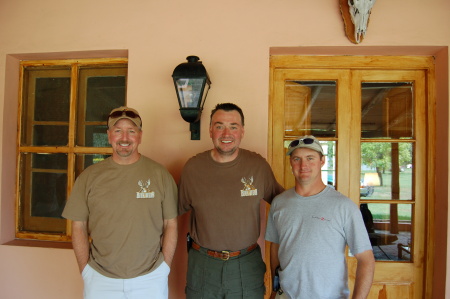 Me, Ken and Heath hunting in Argentina