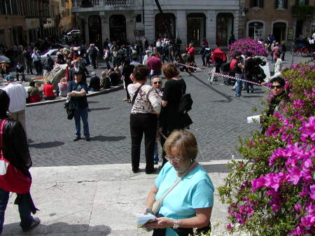 me by Spanish Steps  Rome