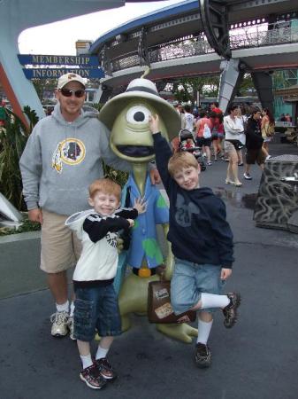 Tim Andrew and Jayce at Disney