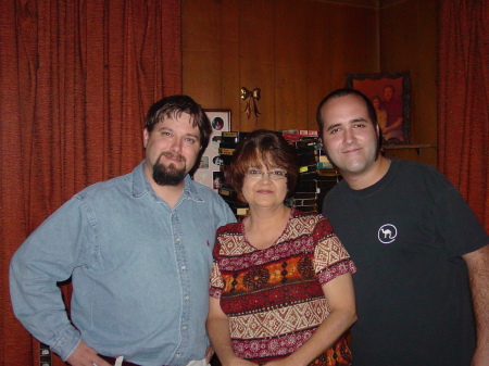 With my two sons, Brad Eggleston & Johnnie Maxwell