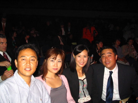 Peter (Sung), Fieny (his wife), Cindy (my wife) & Me