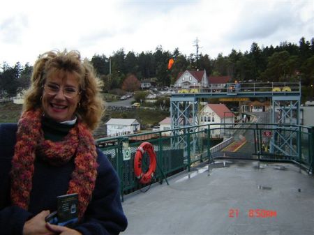 Me on Ferry at Orcas Island, WA 11-06
